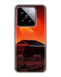Чохол для Xiaomi 14 з картинкою «Cybertruck на Марсі» Чохол для Xiaomi 14 з картинкою «Cybertruck на Марсі»