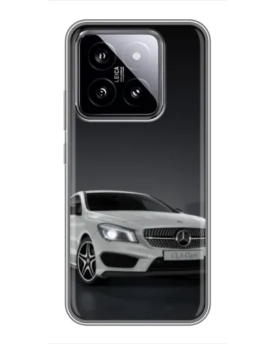 Чохол для Xiaomi 14 з картинкою «Mercedes AMG GT Silver»