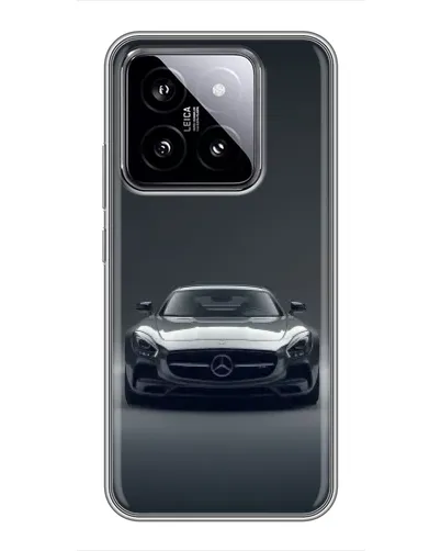 Чохол для Xiaomi 14 з картинкою «Mercedes на чорному»