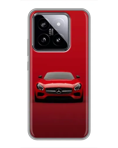Чохол для Xiaomi 14 з картинкою «Червоний Mercedes AMG»