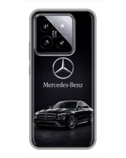 Чохол для Xiaomi 14 з картинкою «Mercedes — решітка радіатора» Чохол для Xiaomi 14 з картинкою «Mercedes — решітка радіатора»