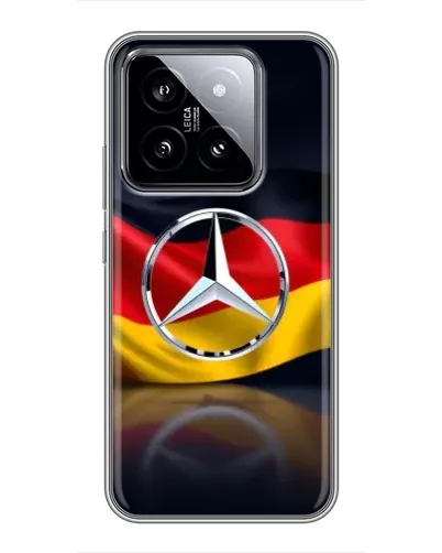 Чохол для Xiaomi 14 з картинкою «Mercedes — прапор Німеччини»