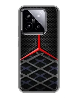 Чохол для Xiaomi 14 з картинкою «Mercedes Carbon Grid» Чохол для Xiaomi 14 з картинкою «Mercedes Carbon Grid»