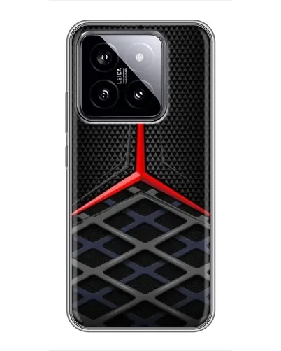 Чохол для Xiaomi 14 з картинкою «Mercedes Carbon Grid»