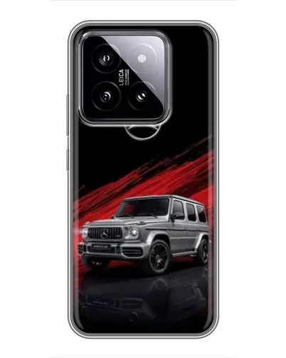 Чохол для Xiaomi 14 з картинкою «Mercedes G-Class червоний»