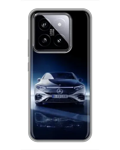 Чохол для Xiaomi 14 з картинкою «Нічний Mercedes EQ»