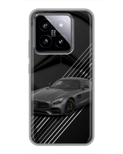 Чохол для Xiaomi 14 з картинкою «Mercedes AMG — графіка»