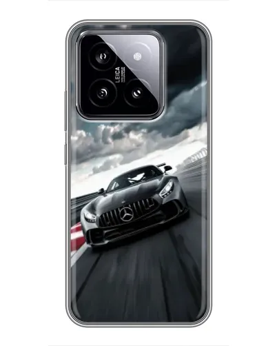 Чохол для Xiaomi 14 з картинкою «Гоночний Mercedes AMG»