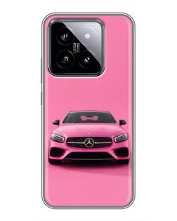Чохол для Xiaomi 14 з картинкою «Рожевий Mercedes AMG» Чохол для Xiaomi 14 з картинкою «Рожевий Mercedes AMG»