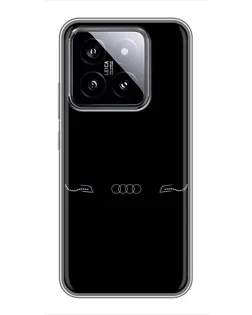 Чохол для Xiaomi 14 з картинкою «Audi — світловий підпис»