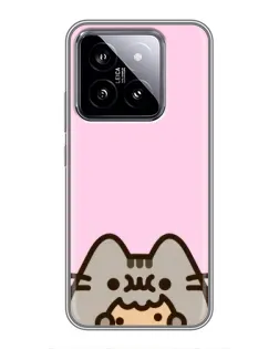 Чохол для Xiaomi 14 з картинкою «Pusheen та печиво» Чохол для Xiaomi 14 з картинкою «Pusheen та печиво»
