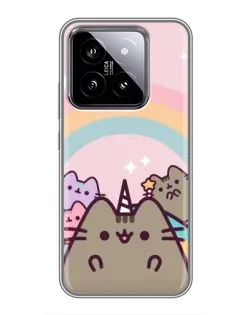 Чохол для Xiaomi 14 з картинкою «Єдиноріг Pusheen» Чохол для Xiaomi 14 з картинкою «Єдиноріг Pusheen»