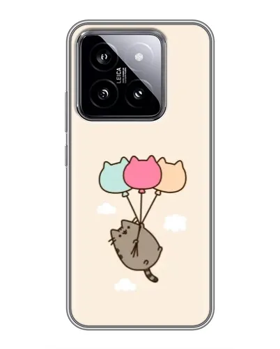 Чохол для Xiaomi 14 з картинкою «Пушин на кульках»