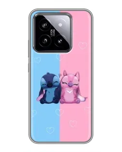 Чохол для Xiaomi 14 з картинкою «Stitch та Angel Love» Чохол для Xiaomi 14 з картинкою «Stitch та Angel Love»