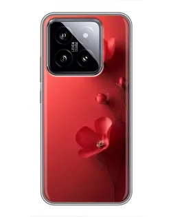 Чохол для Xiaomi 14 з картинкою «Макові суцвіття» Чохол для Xiaomi 14 з картинкою «Макові суцвіття»