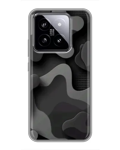 Чохол для Xiaomi 14 з картинкою «Темний абстрактний камуфляж» Чохол для Xiaomi 14 з картинкою «Темний абстрактний камуфляж»