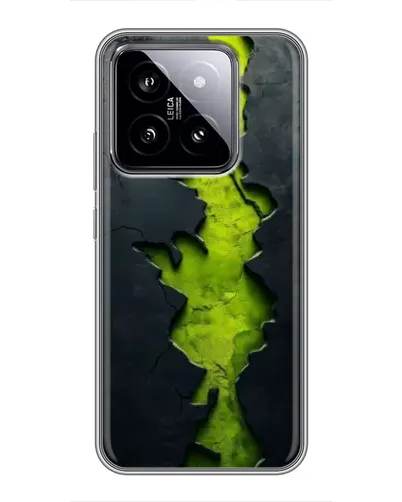 Чохол для Xiaomi 14 з картинкою «Салатовий розлом скелі» Чохол для Xiaomi 14 з картинкою «Салатовий розлом скелі»