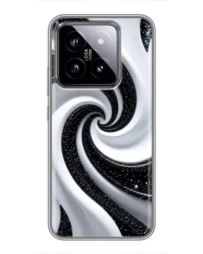 Чохол для Xiaomi 14 з картинкою «Чорно-біла спіраль» Чохол для Xiaomi 14 з картинкою «Чорно-біла спіраль»