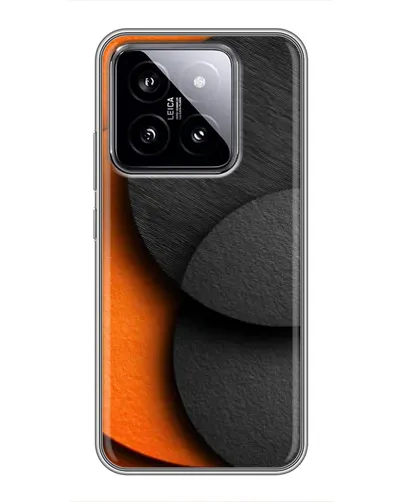 Чохол для Xiaomi 14 з картинкою «Геометрія помаранчевих кіл» Чохол для Xiaomi 14 з картинкою «Геометрія помаранчевих кіл»