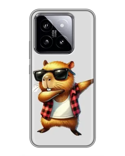 Чохол для Xiaomi 14 з картинкою «Капібара репер даб» Чохол для Xiaomi 14 з картинкою «Капібара репер даб»