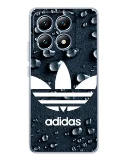 Чехол для Xiaomi 14T Pro с картинкой «Adidas Trefoil Blue»