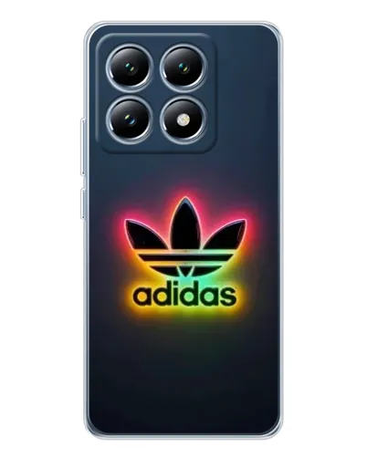 Чехол для Xiaomi 14T Pro с картинкой «Неоновый Adidas»
