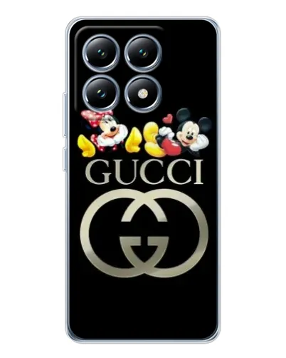 Чехол для Xiaomi 14T Pro с картинкой «Gucci — герои Disney»