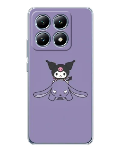 Чехол для Xiaomi 14T Pro с картинкой «Kuromi на лиловом фоне» Чехол для Xiaomi 14T Pro с картинкой «Kuromi на лиловом фоне»