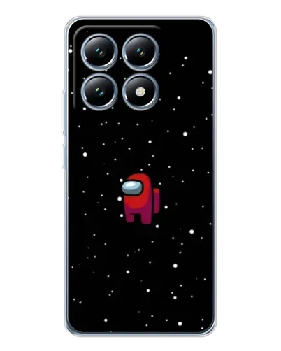 Чехол для Xiaomi 14T Pro с картинкой «Красный Among Us»