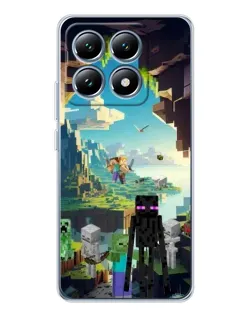 Чохол для Xiaomi 14T Pro з картинкою «Ендермен у лісі» Чохол для Xiaomi 14T Pro з картинкою «Ендермен у лісі»