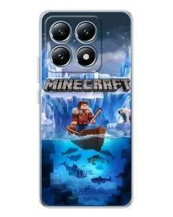 Чохол для Xiaomi 14T Pro з картинкою «Minecraft льодянийсвіт» Чохол для Xiaomi 14T Pro з картинкою «Minecraft льодянийсвіт»