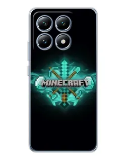 Чохол для Xiaomi 14T Pro з картинкою «Minecraft Diamond лого» Чохол для Xiaomi 14T Pro з картинкою «Minecraft Diamond лого»
