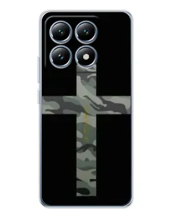 Чехол для Xiaomi 14T Pro с картинкой «Милитари Крест»