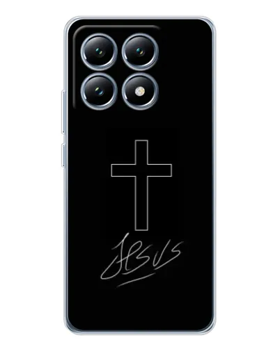 Чехол для Xiaomi 14T Pro с картинкой «Графический крест Jesus» Чехол для Xiaomi 14T Pro с картинкой «Графический крест Jesus»