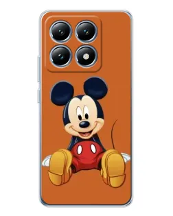 Чехол для Xiaomi 14T Pro с картинкой «Микки отдыхает»