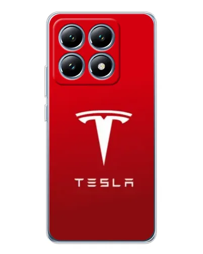 Чехол для Xiaomi 14T Pro с картинкой «Tesla Red Classic»