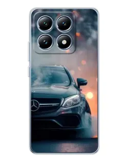 Чохол для Xiaomi 14T Pro з картинкою «Mercedes — нічне місто» Чохол для Xiaomi 14T Pro з картинкою «Mercedes — нічне місто»