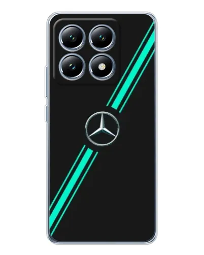 Чехол для Xiaomi 14T Pro с картинкой «Спортивные линии Mercedes» Чехол для Xiaomi 14T Pro с картинкой «Спортивные линии Mercedes»