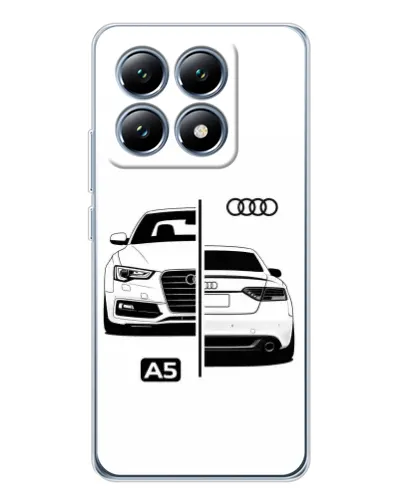 Чехол для Xiaomi 14T Pro с картинкой «Audi — контрастный дизайн» Чехол для Xiaomi 14T Pro с картинкой «Audi — контрастный дизайн»