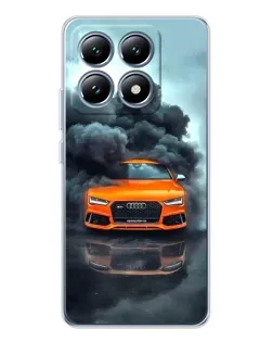 Чехол для Xiaomi 14T Pro с картинкой «Audi в облаках дыма» Чехол для Xiaomi 14T Pro с картинкой «Audi в облаках дыма»