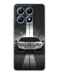Чохол для Xiaomi 14T Pro з картинкою «Lamborghini симетрія доріг»