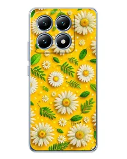Чехол для Xiaomi 14T Pro с картинкой «Ромашковое солнце»