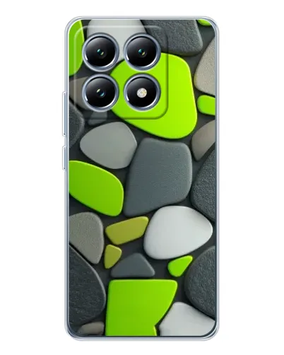 Чехол для Xiaomi 14T Pro с картинкой «Яркая неоновая галька»