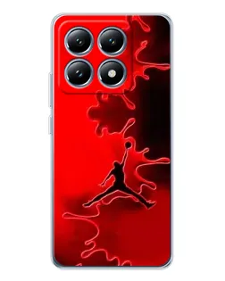Чохол для Xiaomi 14T з картинкою «Jordan Red Smoke»