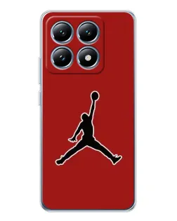 Чохол для Xiaomi 14T з картинкою «Jordan Red Back»