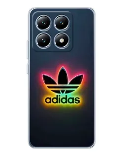 Чохол для Xiaomi 14T з картинкою «Неоновий Adidas»