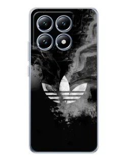 Чохол для Xiaomi 14T з картинкою «Абстрактний дим Adidas»
