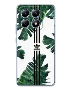 Чехол для Xiaomi 14T с картинкой «Пальмовые листья адидас»