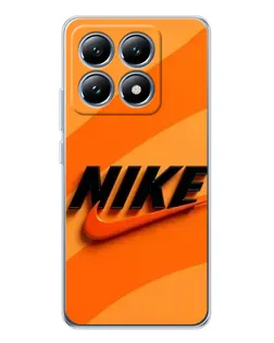 Чохол для Xiaomi 14T з картинкою «Помаранчевий драйв Nike»