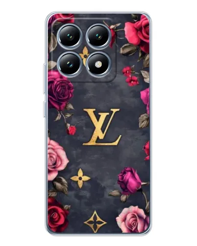 Чехол для Xiaomi 14T с картинкой «Цветочный Louis Vuitton» Чехол для Xiaomi 14T с картинкой «Цветочный Louis Vuitton»